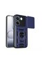 Xiaomi Poco X8 Pro Case Sliding Camera Protector Magnetic Stand Tank Protection Omsy