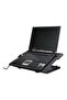 USB Cooling Pad With Silent Fan Black - 3