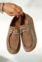 Casper women's lace-up genuine suede leather casual shoes - mink - 2