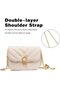 Diamond Check Crossbody Shoulder Bag, Trendy Designer Shoulder Bag, PU Leather Small Purse, Adjustable Chain Strap, Suitable for Women - 3