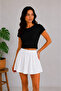 Crew Neck Short T-Shirt - 3