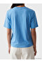 Original Oval Collar Printed Women's T-Shirt - 4