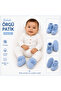 Knitted Baby Boy Booties