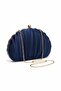 Oyster Model Pleated Satin Model Handbag Wedding Engagement Evening Dress Bag - 4