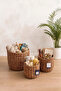 Wicker Flower Pot and Organizer Basket Set with Handles - Set of 3 - 2