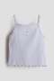 Embroidery-detail strappy top - 4