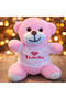 I Love You T-Shirt Pink Plush Teddy Bear - 2