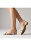 (Park Moda) Closed Toe Casual Women's Shoes Beige - 4