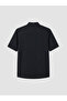 Ozmarka New Season Navy Blue Regular Fit Men's Shirt - 5