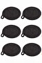 Anthracite Set of 6 Coasters