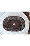 Wicker Look Rattan Bread Basket Plastic Mesh Serving and Presentation Basket (4 Models 2 Color Options) - 6
