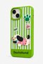 iPhone 15 Compatible 3D Dachshund Dog Figured Striped Silicone Phone Case - 7