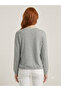 Belted V-Neck Women's Knitwear Blouse - 2