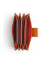 100% Genuine Leather Snap Fastener Men's Orange Card Holder - Leather Men's Accessory - Pc-0414 - 3