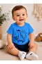 100% Cotton Hopidik Skateboarded Cute Dino Printed Top and Bottom Two-Piece Summer Baby Set