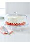 Multi-Function Acrylic Cake Stand With Lid Clear - 3