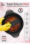 Life Smile 6Pcs Non-Stick Cookware Sets-Titanium Coating Cookwares, Cooking Set Non-Stick Includes 20/24/28cm Casserole with Lid,Oven Safe Aluminium Pots Set - 7