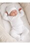 100% Cotton 3-Piece Newborn Hospital Discharge Set: Bodysuit, Booties, and Bottom Beanie Set - 7