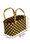 Handmade Knitted Basket Bag - Casual and Beach Bag - Small Size - 7