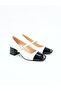 Women's Genuine Leather Heeled Shoes White