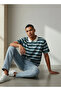 STRIPE KNITTED POLO - 5