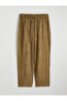 Patterned Women's Trousers with Elastic Waist - 5