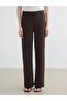 Elastic Waist Textured Women's Trousers (S6) - 2