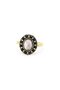 Natural Stone Pink Quartz Natural Stone Tulip Model Antique Women's Adjustable Ring Euy93Pk - 3