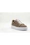 Genuine Suede Leather High Eva Sole Suitable for Long Time Standing Sand Beige Sports Men's Sneaker Shoes Te0108 - 2