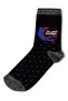 Boy's 9-10 Years Old Black 5-Piece Sock Set with Polka Dot Pattern - 3