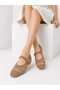 Women's Breathable Tulle Detailed Buckle Stylish Daily Ballet Shoes - 6