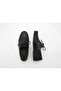 Genuine Soft Leather Black Casual Men's Shoes Te0131 - 4