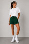 Women's Lace-Up Double Pocket Comfortable Cut Shorts - 4