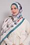 Green Large Floral Patterned Craze Comfort Shawl - 2