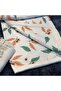 2-Piece Baby Blanket Set - 100% Natural Cotton Muslin & Combed Cotton - Cream - 85*95cm - 6