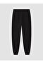 Lcw Kids Black Elastic Waist Girls' Jogger Sweatpants - 3