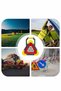 Ilkestor Illuminated Triangle Reflector Led Projector Emergency Flashlight (13121) 500 Lumens
