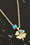 Ilkestor Clover Pendant Necklace (95427) - Yellow - 3