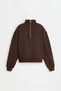 Basic fermuar yakalı sweatshirt - 6