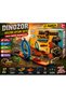 Dinosaur Crossing Play Set 17 Piece Ramp Race Track and Dinosaur Launch Game Track Set with Cars