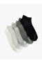 5-Piece Basic Cotton Booties Socks Set