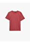 Regular Fit Viscose Blended Short Sleeve Crew Neck Basic T-Shirt