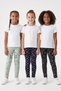 3-Pack of Tights for Girls, Colorful Patterned Tights, Cotton, Flexible, Daily Wear Tights, Ages 2-13 - 5