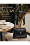 Women's Clip-On Scholarship 4-Compartment Faux Leather Adjustable Strap Hand Shoulder and Crossbody Bag - 5