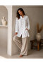 Women's 100% Cotton White Muslin Tunic Shirt – Comfortable Fit Breathable Long Shirt - 3