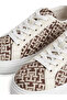 Women's Th Monogram Logo Low-Top Brown Sneaker - 4