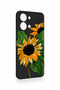 Vivo Y05 4g Compatible Sunflower Patterned Silicone Case - 4