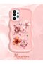 Samsung Galaxy A13 4g Compatible Case Camera Protector Pink Silicone Couple Phone Case Floral Pattern - 2