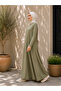 Thin Viscose Long Hijab Dress Standard Size Flexible Fabric Summer Women's Dress - 3