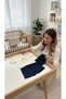 Baby Boy Summer 2-Piece Set Printed Short Sleeve T-Shirt and Shorts Cotton Cream Navy Blue 9 Months 18 Months 24 Months - 3
